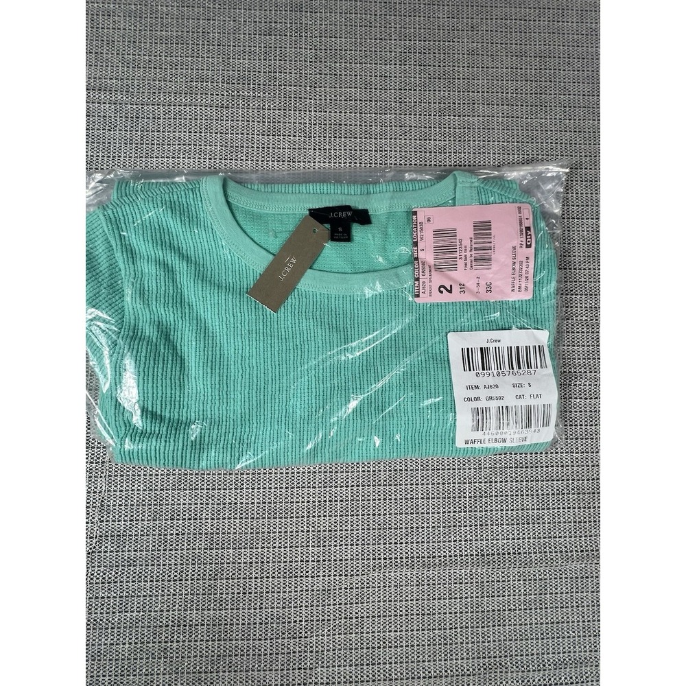 J. CREW Mint green short sleeve t shirt knit top Size Small Style AJ620